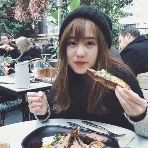 吃货女生头像2019背影