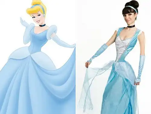 迪士尼公主真人修修脸这样的我漂亮吗