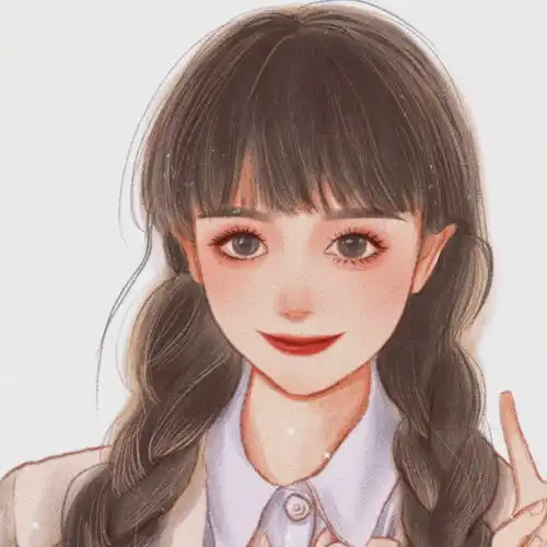手绘头像.温柔