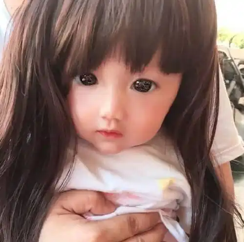 可爱小女孩头像大眼睛后