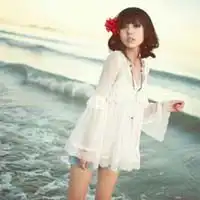 海边白马唯美图片