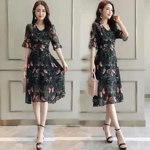 美的不重样的连衣裙,仙气飘飘靓美人,精致洋气美的不像话