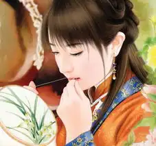 油画棒头像女生仙气黄蓉