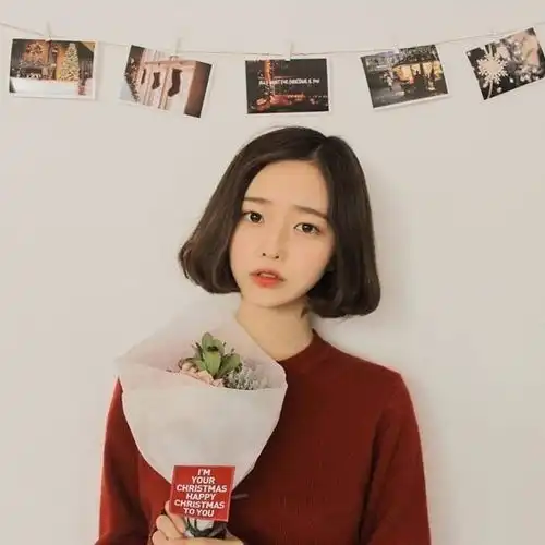qq头像女生欧美短发网红