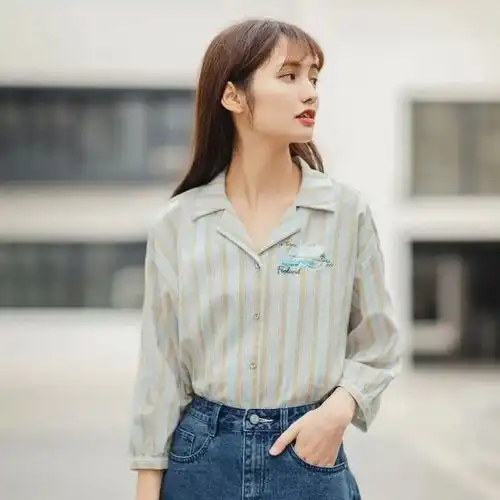 女生衬衫穿搭推荐