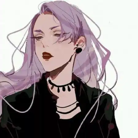 卡通头像女手绘银魂