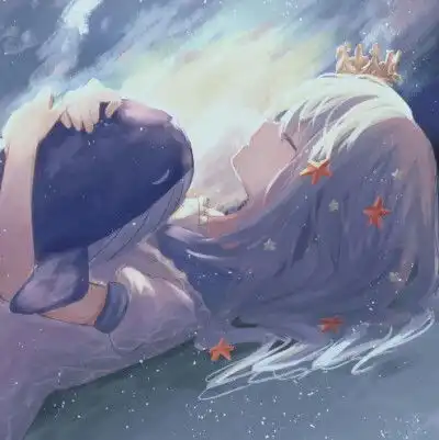 蓝色系.卡通.古风.头像背景套图.男.