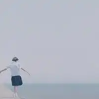 黑白的背影情侣头像