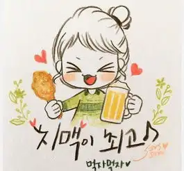 韩国小姐姐朴贤静教大家彩铅插画的秘诀