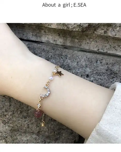 女生闺蜜姐妹头像金手镯