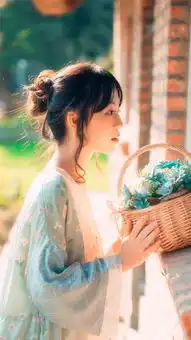 人像摄影清新秀丽的漂亮女孩