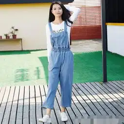 baby穿的的背带裤又火了,夏季穿它刚刚好,元气少女感十足