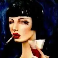 暗黑风的女生头像图片朋