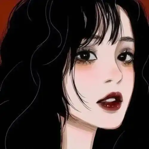 手绘高级女生头像