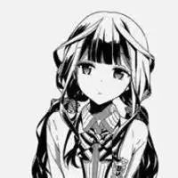 黑白漫画头像超好看的女
