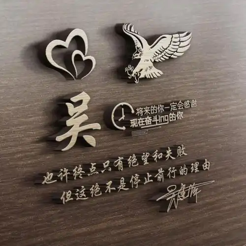 你该换个微信头像了,38张个性3d连笔签名头像,敬请笑纳