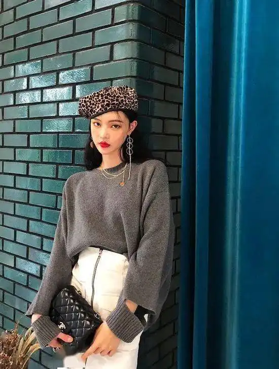 讲真冬天有了贝雷帽,穿衣就是好看