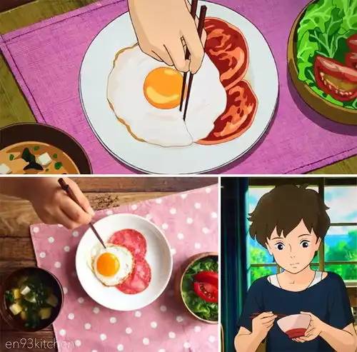 日本女孩卡通头像美食