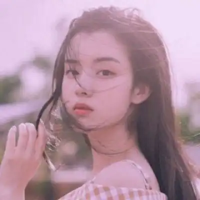 女头像侧脸桃气小可爱