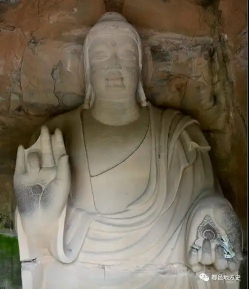 永寿县一尊佛头像的断代