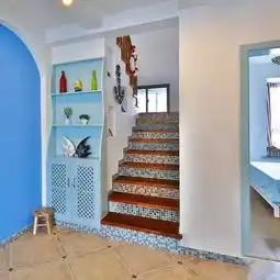 装修设计复式5室3厅地中海风情最美的那片蓝