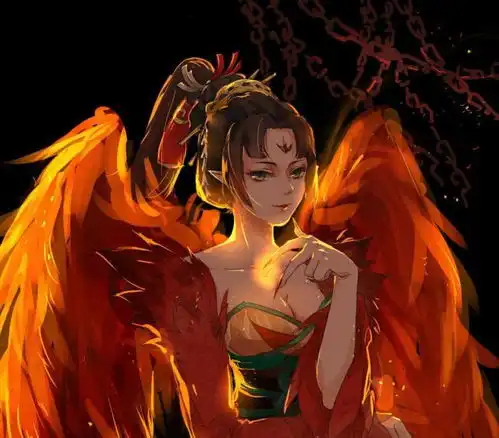 卡通红色头像女战衣