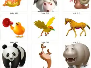 卡通动物呆萌卡通萌宠宠物图片素材模板下载34.81mb动物大全自然