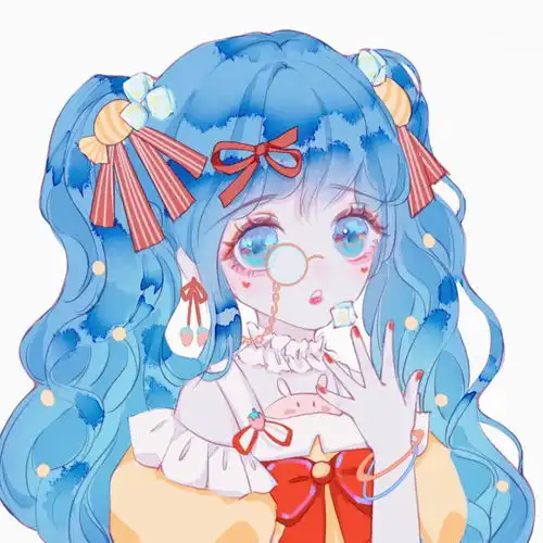 是不常见的治愈蓝色头像