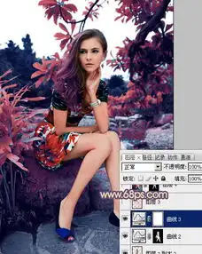 暗调的头像女古典