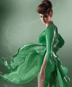 漆彩美女创意广告摄影