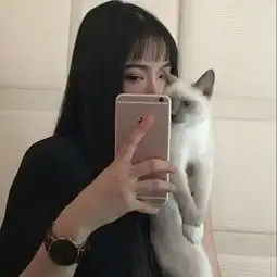 头像女生宠物长成