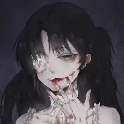 黑色高清女头像女头