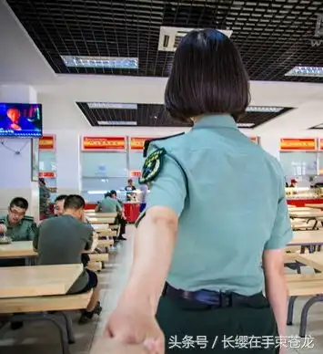 解放军美女学员和军校美景