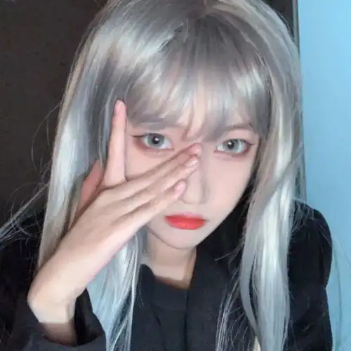 发色头丨白头