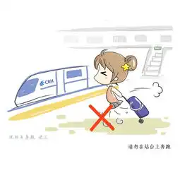 沈铁90后小美女手绘漫画暖心提醒归家旅客