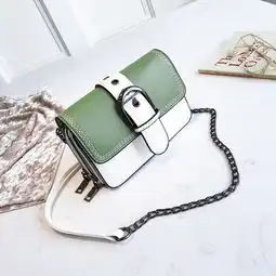 包包女车缝线风琴包单肩斜挎包纯色简约时尚链条女包8253zshcpj图片大全邮乐官方网站
