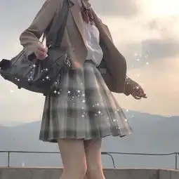 很仙的jk女生头像女子