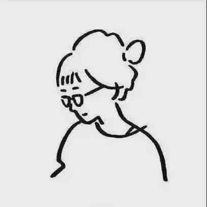 简约动漫头像比空白多一点