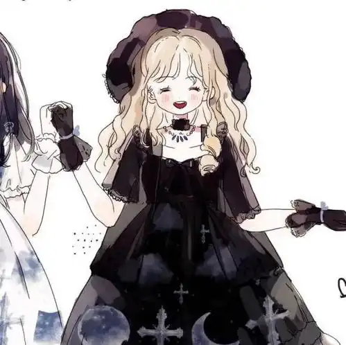 好看女生双人闺蜜头像动漫甘雨