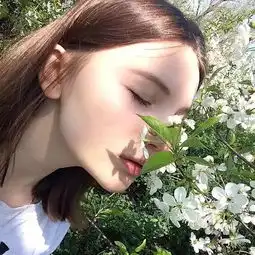 清新小仙女头像油画