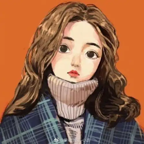 15岁女生头像大全卡通白