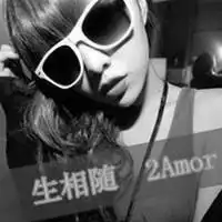 黑色高清女头像文字头像
