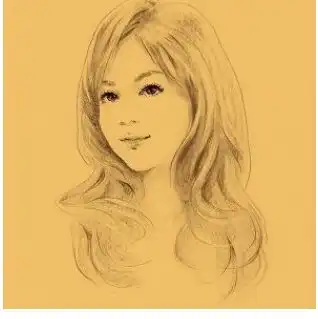 急谁有简洁的黑白手绘动漫女头