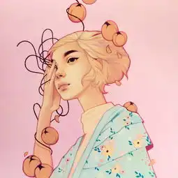 美国kelseybeckett美人插画设计