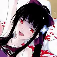 红的眼眸卡通女孩儿头像