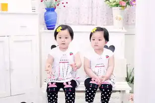 双胞胎小天使两周岁又来露脸啦小美女哦下面晒晒照片
