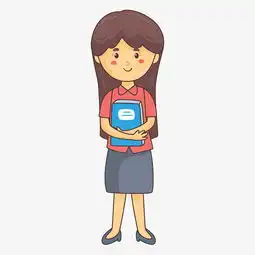 开学学校女教师手绘插画图片素材其他格式下载动漫人物大全