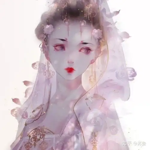 有好看的古风漫画手绘女生头像吗