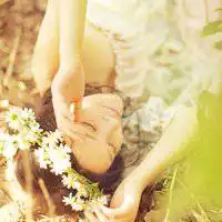 带花的头像女生高清微信头像图片大全