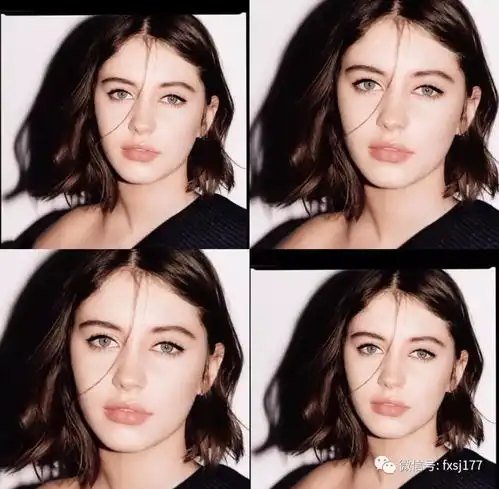 欧美风短发,照着剪你也能美上天